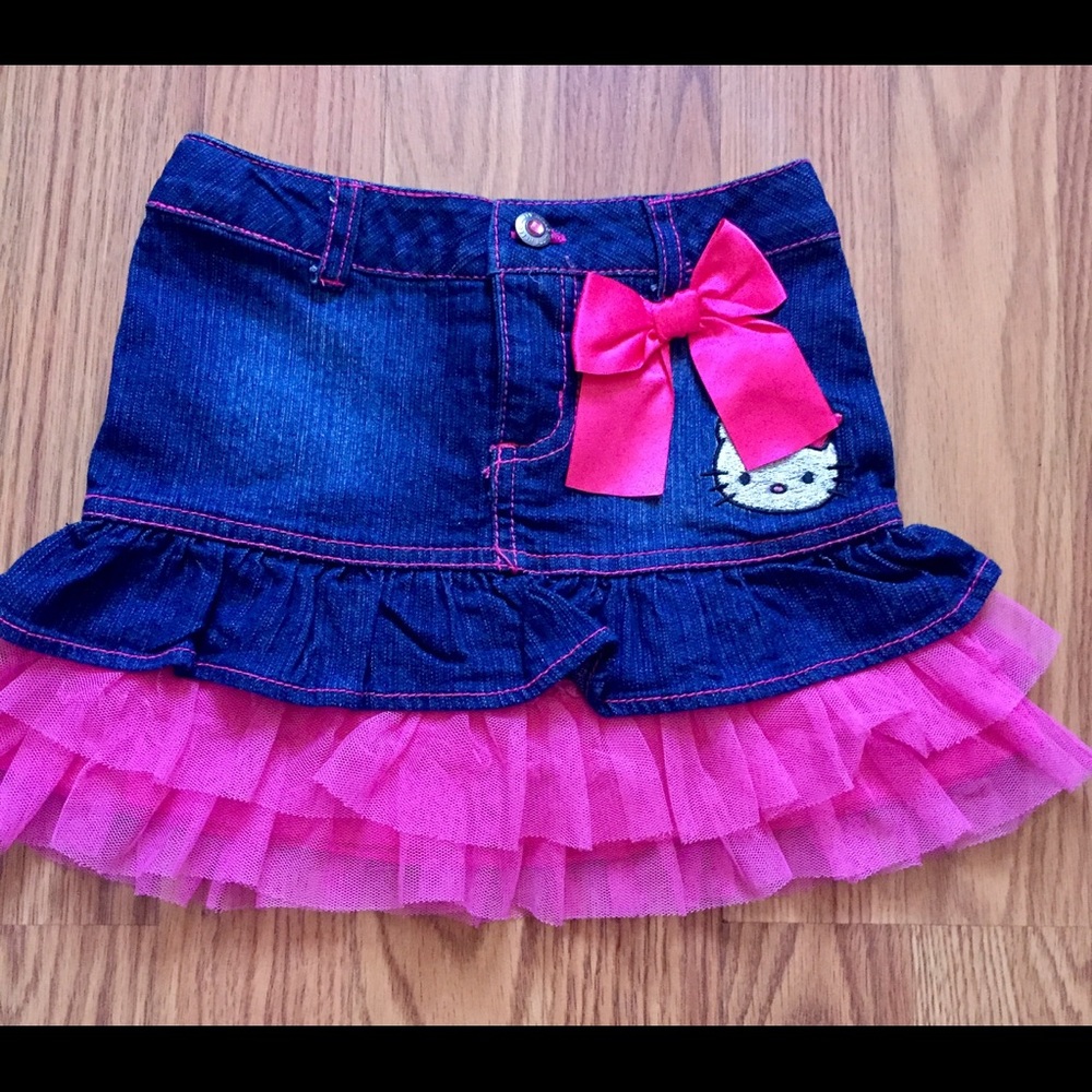 Hello Kitty Denim Skirt